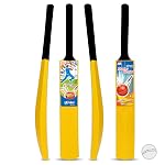Ankit Toys & Games Cricket Bat Ball Set No. 4 73 * 9 cm for Youth and Beginners, Ideal for Outdoor Play, Backyard Matches, and Skill Development Suitable for Ages 3+ (Yellow)- Amazon