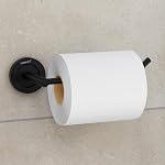 Plantex (Primax) Stainless Steel Black Powder Coating Bathroom Toilet Paper Holder/Toilet Tissue Holder for Washroom/Kitchen/Bathroom Accessories (Black)- Amazon