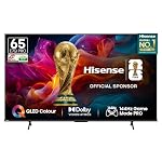 Hisense 164 cm (65 Inches) 4K Ultra HD Smart QLED TV | Dolby Vision Atmos, HDR10+ Adaptive | 144 Hz Game Mode Pro | AI 4K Upscaler | VIDAA OS | 65E7Q PRO (Charcoal Grey)- Amazon