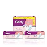 Ammy Super Absorbent Maxi Thick Sanitary Pads – 30 Pcs XXL Size for Heavy Flow & 12 Pcs XL for Medium Flow | Cottony Soft, Rash-Free, Leak-Lock with 6-Layer Shield & Active Flow Layer | Pack of 3- Amazon