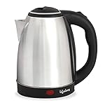 Lifelong ISI Certified Electric Kettle 1.5L with Stainless Steel Body, Easy and Fast Boiling of Water for Instant Noodles, Soup, Tea etc. (1 Year Manufacturer’s Warranty, Silver, LLEK15) 1500 W- Amazon