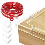 Baby Proofing Edge Protector Strip (3 Meter Tape + 4 Pcs Corner)- Amazon