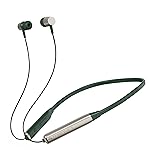 Zebronics in-Ear Wireless Neckband, 20Hrs Playback, Rapid Charging, 10mm Drivers, ENC, Gaming Mode, Dual Pairing, BT v6.0, Magnetic Earbuds, Type-C Charging (Metallic Green)- Amazon