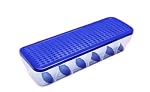 TRISUL Plastic 6 Section Vegetable/Pickle/Dal/Spice/Masala/Grocery/Dry Fruits Multi-Purpose Use for 6 Section Container Set of 1-2500 ML(1PIS + Blue+ SIX Section)/34_TR3181- Amazon