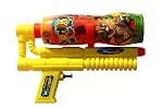 PoPo Toys Holi Shooter Water Gun, with Free Balloons | Yellow- Amazon