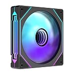 Jungle Leopard Prism4 Pro 120mm PC Blade ARGB Case Fans,Infinity Mirror RGB Light Effect 5V 3PIN Motherboard Light Sync 800~1800RPM PWM PC Fan(Black Reverse)- Amazon