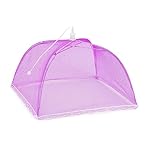 Sulfar Food Cover Umbrella Tent Mosquito Protection Mesh Screen Reusable and Collapsible Outdoor Picnic BBQ Food Covers Net for Flies Bugs & Mosquitoes (Multicolor)- Amazon