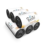 Presto! Garbage Bags | Small | 180 Count | 30 Bags X 6 Rolls | 17 X 19 Inches | For Dry & Wet Waste | Black- Amazon