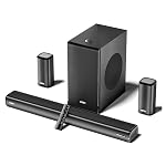 Mivi Nex 800 Dolby Audio Soundbar [New Launch]| 800W Signature Sound | 5.1 Channel Surround Sound Home Theatre with Wired Subwoofer & Satellites| Nex SurroundSphere Tech| Bluetooth v5.3,- Amazon