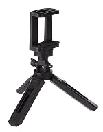 Amazon Basics Portable & Flexible Mini Tripod with Mobile Holder & 360 Degree Ball Head, for Smart Phones, Compact Cameras, GoPro, Ideal for Shoots, Live Streams, and Video Calls (27 cm)- Amazon