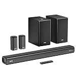 Mivi Nex 900 Dolby Audio Soundbar (New Launch)| 900W Signature Sound | 5.2 Channel Home Theatre System with Dual Subwoofers and Satellites | Nex Surround Sphere Tech | Bluetooth v5.3- Amazon