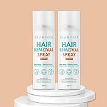 Glamveda Hair Removal Spray for Women & Men (200ml Pack of 2) | Removes Body Tan | Painless & Irritation Free Body Hair Removal for Chest, Legs, Arms, Hands, Underarm & Back- Amazon