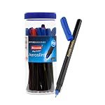Reynolds AEROSLIM Ball Pen SET – 25 PENS (15 BLUE, 5 Black, 5 Red) | PENS WITH COMFORTABLE GRIP |BALL PENS FOR WRITING | PEN FOR STUDENTS & OFFICE STATIONERY | 0.7 mm TIP SIZE- Amazon