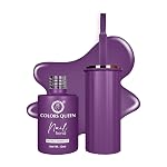 Colors Queen Nail Trend Glossy Nail Polish | Chip Resisting & Quick Drying Nail Paint with High Shine | 7 Toxin Free Formula | Vegan & Cruelty Free | Long Lasting & Vibrant Nail Paint for Women (Magistic Purple, 13ml)- Amazon