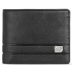 Lavie Sport Attorney Embossed Bi-Fold Wallet for Men|Matte Finish|2 compartments for Currency|Holds Upto 6 Credit/ATM Cards|2 sceret Pockets|Box Packaging for Gifting- Amazon