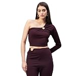Carlton London Women’s Polyester Solid Slim Fit Blouse- Amazon