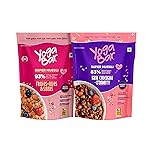 Yogabar Wholegrain Breakfast Muesli Combo | Fruits, Nuts and Seeds 700gm | Dark Chocolate Cranberry 700gm | Nuts + Seeds, Dried Fruits, Whole Grains- Amazon