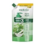 Medimix Ayurvedic Nature Care Hand Wash Refill With Neem, Tulsi & Aloe Vera For Soft & Odour-Free Hands 675ml | 99.9% Germ Protection | Shop Herbal | Natural | Soap-free | 100% Vegan- Amazon