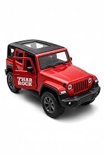 Pull Back Thar Rock Jeep Toy Car for Kids | Metal Body SUV with Opening Doors, Lights & Sound | Off-Road Die-Cast Vehicle Toy for Boys & Girls- Amazon