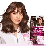 L’Oréal Paris Casting Crème Gloss Hair Color With Glycolic Gloss Complex | 5X Glossier Hair Color | Shade 500 – Medium Brown | 60g + 40ml + 60g- Amazon