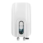 GM Fogo 5 LTR 3000 Watt Instant Water Heater | Advanced 3 Level Safety with Stainless Steel Tank & Compact Design | 6.5 Bar Pressure for High Rise Building | Suitable for Kitchen & Bathroom | White- Amazon