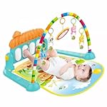 Baby Play Gym for Babies (0–12 Months) | Model KK0639 | Soft Play Mat with Hanging Toys, Musical Piano Keyboard & Tummy Time Support | Activity Play Gym for Newborns & Infants (Multicolor)- Amazon