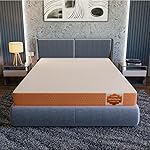 SleepyHug AirCell Ortho Spinex Plus 5 inch HR Foam Mattress | 3 Zones Support |5 Years Warranty | Back Pain Relief |Spine Alignment | Queen Bed Size White & Orange (LxWxH -78x60x5 Inch)- Amazon
