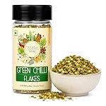 Rasatva Green Chilli Flakes | 30g | Hot & Spicy Pizza Pasta Seasoning | 100% Natural Dry Green Chilli Flakes | No Additives, Preservatives & Colours | Seasoning for Pizza, Pasta, Garlic Bread, Snacks- Amazon