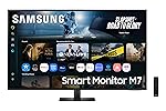 Samsung 43″(1.08m) 4K M7 Vision AI Smart Monitor | UHD 3840 x 2160 | Smart TV Experience with AI Picture & Sound|Type-C|Apple AirPlay|Gaming Bar|Remote|Speakers|Wi-Fi|Bluetooth|LS43FM700UWXXL|Black- Amazon