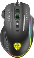 SpinBot Clutch GT900 Wired Ambidextrous Optical  Gaming Mouse RGB 7200 DPI Gaming Sensor and 8 Programmable Buttons (USB 2.0, Black)- Flipkart