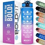 Boldfit Water Bottles Sipper Bottle For Adults, Kids,Unbreakable Motivational Water Bottle Time Mark Sipper With Straw & Time For Gym Office School Home Water Bottle for Kids- Amazon