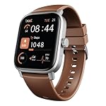 Boat Wave Call 3 Smartwatch 1.83” HD Display with Animated Watch Faces; BT Calling, Functional Crown, Multiple Sports Modes, IP68, HR, SpO2 Monitor, Smart Watches for Men & Women (Timber Brown)- Amazon