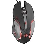 ZEBRONICS-Transformer-M with a High-Performance Gold-Plated USB Mouse: 6 Buttons, Multi-Color LED Lights,High-Resolution Sensor with max 3600 DPI, and DPI Switch(Black)- Amazon