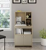 Spacewood Study Table | 3 Year Warranty | Oliver |Study Desk with Storage, Study Table, Table with 3 Shelves and 1 Drawer Storage | Engineered Wood | Santana Oak & Modern Ash- Amazon