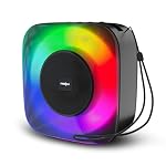 FRONTECH 15W Portable Wireless Multimedia Speaker with Bluetooth 5.3, FM, USB, TF Card, Mobile Holder, RGB LED Lights, 6 Hrs Playback, 1000mAh Battery, 1 Year Warranty (SW-0273BLK)- Amazon
