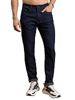 Highlander Men’s Straight Fit Jeans | Mid Rise | Stretchable | Designed for Comfort & Ease of Movement| Jeans for Man- Amazon