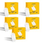 Jaquar Strella Slim 8W Square Recess Down Light – Cool White, Energy Efficient LED Ceiling Light for Home and Office (Pack of 5)- Amazon