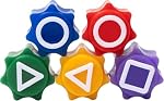 Storio Toys Gonggi Game Set, Stones Plastic Playing Pieces with Storage Case, Squad Traditional Korean Game 1 Set (5 Pieces with Box), 6 Years and Up, Multicolour- Amazon