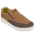 Liberty Leap7x FRINKS-2E Casual Non Lacing Sneakers for Men – Blue & Camel | Suitable for Travel, College, Office | Comfortable Slip-On Casual Shoes | Lightweight Stylish Fashion Footwear for Gents- Amazon