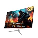 Intex 22 Inch Curved Gaming Monitor | Full HD 1080p | 120Hz Refresh Rate | VA Panel | Frameless Design | Built-in Speakers | HDMI & VGA | Ideal for Gaming & Office- Amazon