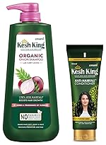 Kesh King Ayurvedic Onion Shampoo 600ml & Kesh King Scalp and Hair Medicine Anti-Hairfall Conditioner, 200 ml- Amazon