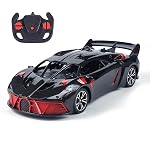 Jam & Honey Remote Control Car for Kids | High-Speed RC Car with Rechargeable Lithium Battery | Type-C Charging | LED Headlights | Black&Red- Amazon