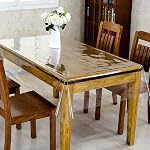 Cortina Polyvinyl Chloride Durable Plain Transparent Waterproof Dustproof Rectangular 4 Seater Dining Table Cover (Pack of 1, 40 x 60 Inches)- Amazon