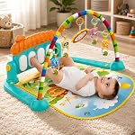 ToysBuddy Kick and Play Multi-Function ABS High Grade Plastic Piano Baby Gym and Fitness Rack Products- Amazon