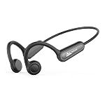 WeCool Moonwalk M1 Bone Conduction Open Ear Headphones, 5.4 Bluetooth Earphones, IPX5 Water & Sweatproof Comfort-fit Earphones with Ear Hook, Ideal for Cycling, Hiking, Sports, Gym, Workout- Black- Amazon