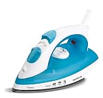 HAVELLS Fabio 1250W Steam Iron (Blue) | Teflon Coated Soleplate | Vertical & Horizontal Ironing | Powerful Steam Output | Quick Heat-Up | 110ml Water Tank | 2-Year Warranty |- Amazon