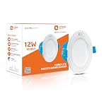 Orient Electric Moonlite 12W LED Ceiling Light | 3000K, Warm White | Round Recessed Ceiling LED Light | Suited for 3 inch Junction Box | Pack of 1- Amazon