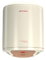 Venus MegaPlus 15Litre Storage Water Heater(Geyser)(Ivory, 4 Star,(BEE)) | Enamel Glasslined Tank | Triple Safety | Suitable for hardwater & Multistorey buildings (8 BARS) | Rust proof- Amazon