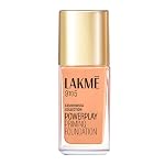 Lakme Powerplay Priming Foundation, Natural, Flawless Finish, Medium To Full Coverage, Built in Primer, Long Lasting, SPF 20, Warm Sand, 25ml- Amazon