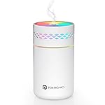 Portronics Magma Lite Type-C Powered Humidifier with RGB Light, 260ml Water Tank, 35ml/h Mist Output, Continuous & Intermittent Modes, One-Button Control, for Home, Car & Bedside (Water Use Only)- Amazon
